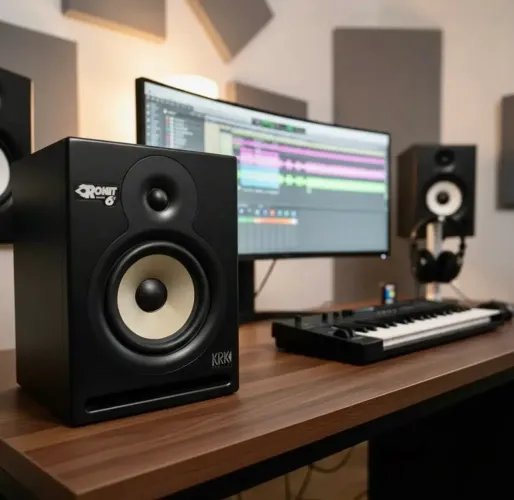 Par de Monitores de Áudio KRK Rokit 6 G2 Ativos