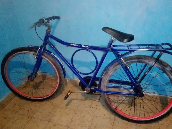 Bicicleta barra forte