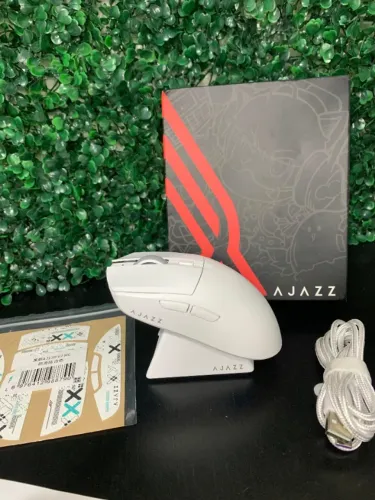? Mouse Gamer Ajazz AJ139 Pro/V2 - Branco (NOVO E LACRADO