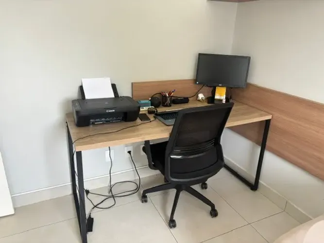 Mesa Escritório Home Office Em Madeira