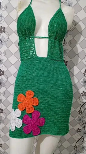 Roupa em crochê