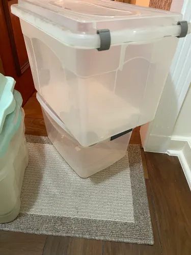 Caixa box de plástico