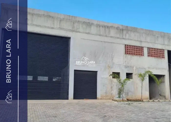 Galpão disponível para locação no Bairro Vale do Amanhecer Igarapé/MG.