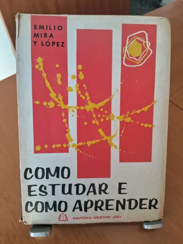 Emílio Mira Y Lopez - Como Estudar e Como Aprender - livro usado em bom estado