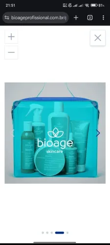 Kit da Bioage pra pele Protocolo Bio.Clean System PRO com Tecnologia Neuroscience