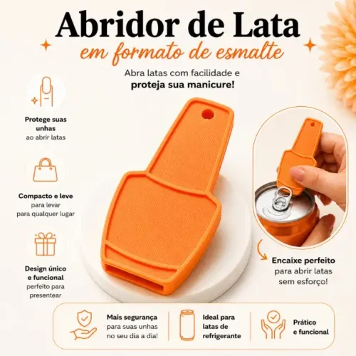 Chaveiros Abridor de Lata Formato Esmalte