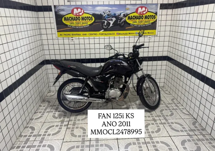 Fan 125 i,pedal. Ano 2011