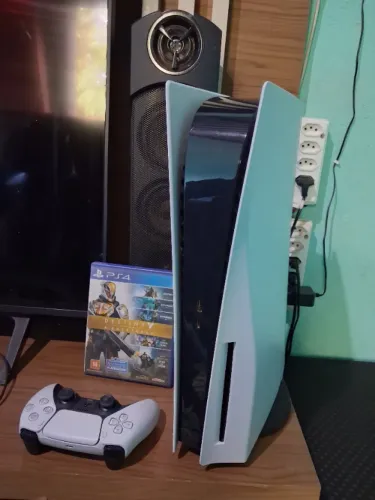 PS5 com 1 controle 1 jogo
