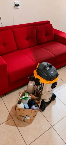 Limpeza e higienização de estofados 