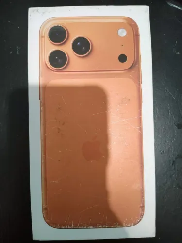 iPhone 17 pro Max, LACRADO, NOVO - 256gb, laranja
