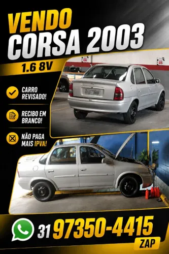 Chevrolet Corsa Sedan Super/ Classic 1.6 MPFI 8V 4 2003