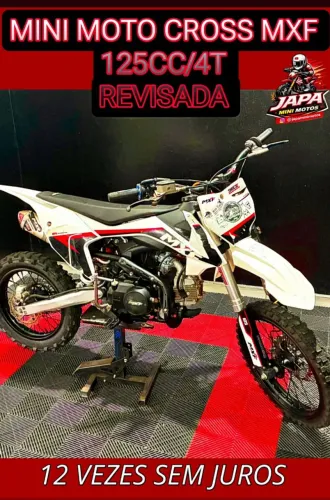 MINI MOTO CROSS MXF 125CC/4T REVISADA EM 12 VEZES SEM JUROS 