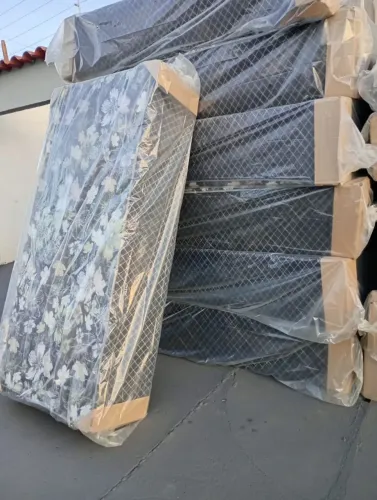 Cama box solteiro  nova, entrega rápida e sem custo.