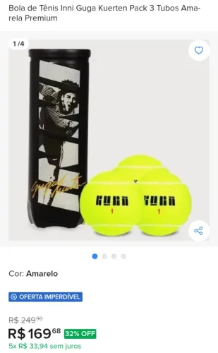 bola de tênis GUGA 
