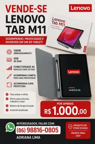 Tablet TAB M11 Lenovo
