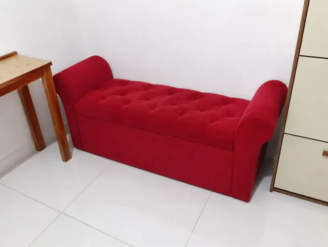 VENDO RECAMIER BAÚ ESTOFADO *