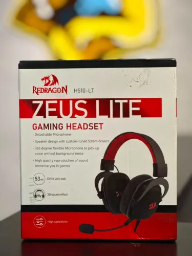 HEADSET REDRAGON ZEUS LITE - NOVO LACRADO - SOMOS LOJA - TEMOS GARANTIA