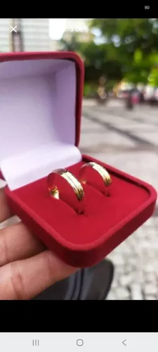 Aliança ouro 18k 4mm certificado garantia eterna todos os modelos e tamanhos promoção