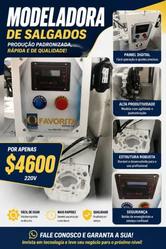 Modeladora de salgados