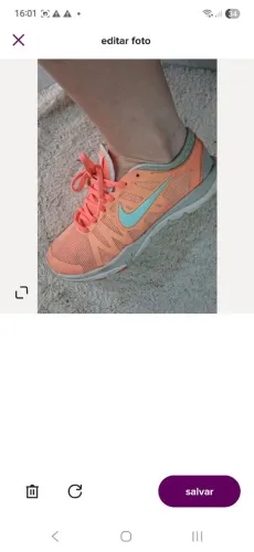 tênis nike flex supreme tr3 original esportivo laranja 34