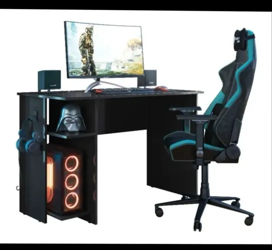 Mesa Escrivaninha Gamer Computador e Notebook Escritório
