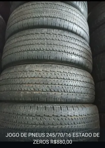 Jogo de pneus 245/70/16