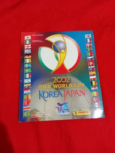 ALBUM DA COPA 2002 ORIGINAL QUASE COMPLETO