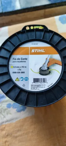 Fio de Nylon amarelo 3,0mm 312mt Stihl