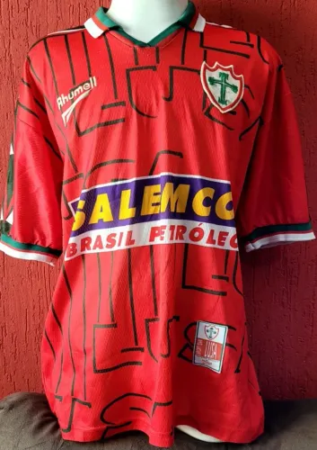 Camisa da Portuguesa 1997, #10 Tam: GG Rhumell.