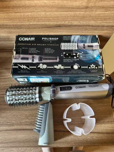 Escova rotativa conair titanium iônic 110v