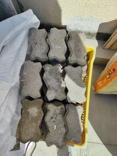 Pedra sextavadas 