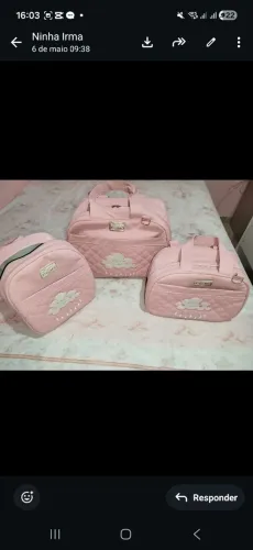 Kit bolsa maternidade menina