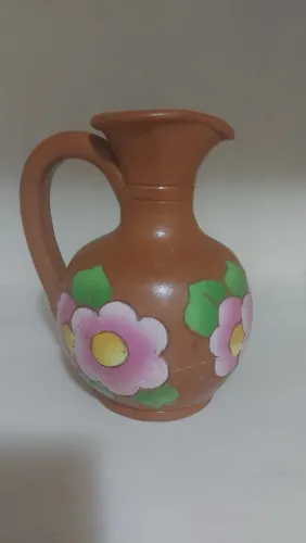 Jarra barro decoração novo