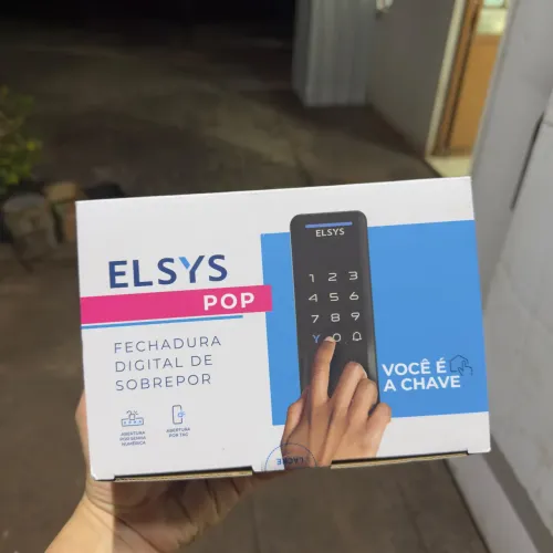 Fechadura Digital Sobrepor Elsys Pop