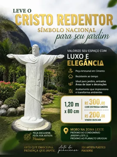 Cristo redentor de cimento 