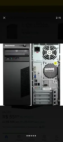 Cpu LENOVO E73 CORE I7 3770 16GB RAM HD 500GB