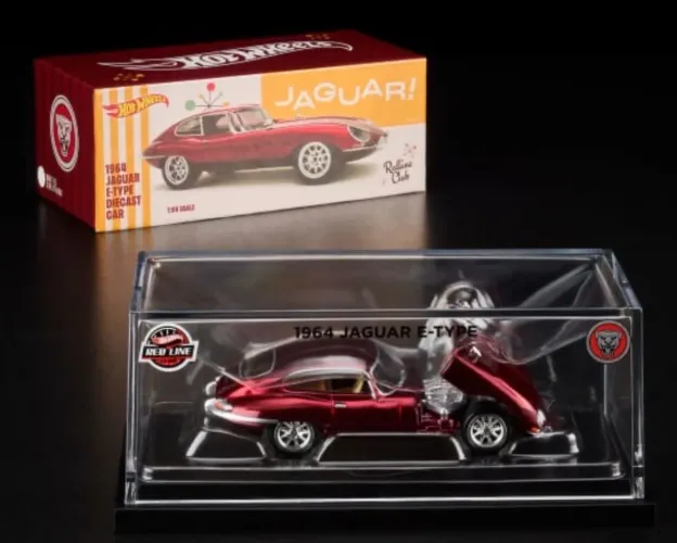 Hot Wheels Jaguar E-Type 1964 Collectors RLC Exclusive Vermelho