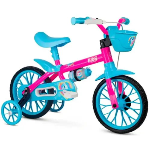 Bicicleta Infantil Aro 12 Absolute Kids Unicórnio