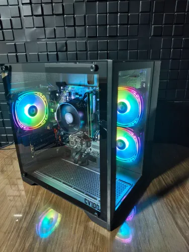 (Novo) Pc Gamer Ryzen 5600GT - 2x8gb - SSD 512Gb 