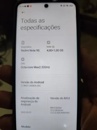 Xiaomi Note 9 S