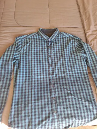 Camisa Spirito Santo xadrez tamanho G