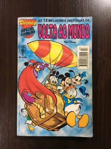 Gibi Disney Especial Reedição As 13 Melhores Histórias de Volta ao Mundo Nº 93 - Ed Abril
