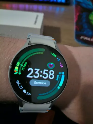 Samsung Galaxy Watch7 Smartwatch 44mm Bluetooth, Galaxy AI, Tela em Cristal de Safira GPS