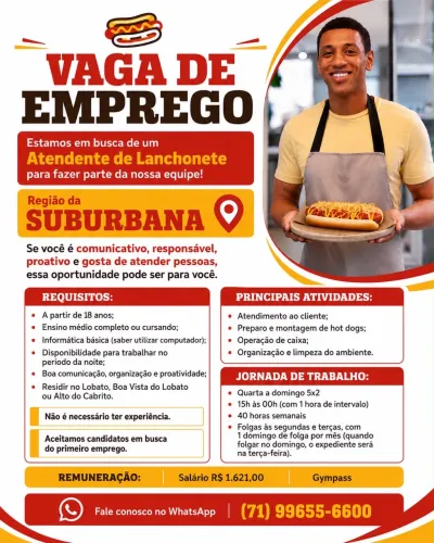 Atendente de loja