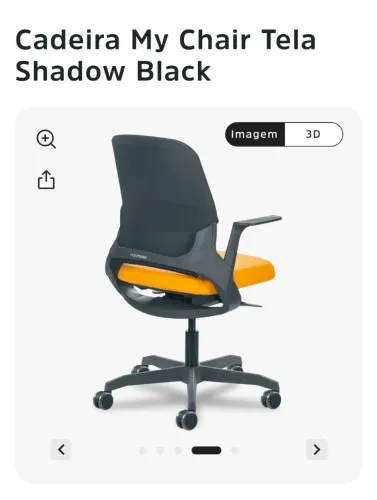 Cadeira seminova escritório Flexform