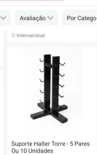 Vendo suporte para pinos de academia
