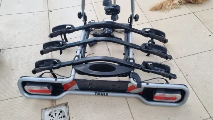Suporte Transbike Engate 3 Bicicletas Euroride 943 Thule Cor Preto/Aluminium