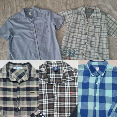 Lote 5 CAMISAS TAMANHO 8 MARCAS TOP