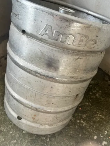Barril de chopp 50L (casco) Ambev original Inox