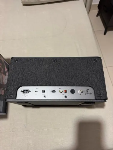 Caixa Bluetooth Klipsch The Three Plus 120W Auxiliar Preto
